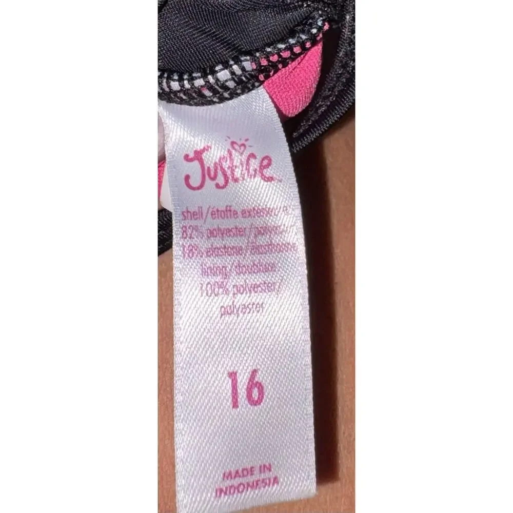 Justice Girls Sz. 20 Plus Blue Design Swim Bottoms. Cute